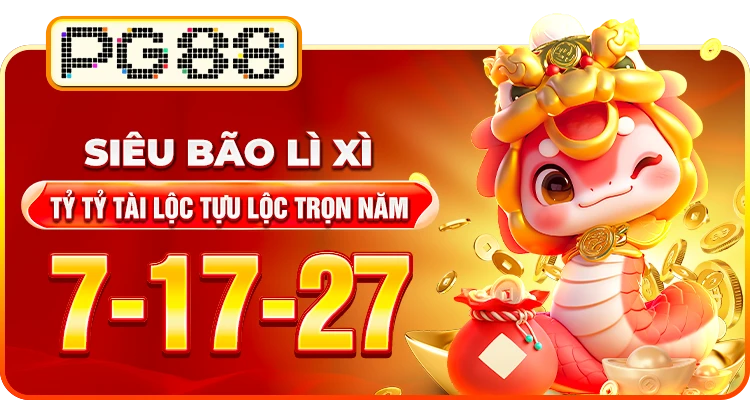 Lì Xì PG88 Phát Định Kỳ vào 7-17-27 mỗi tháng